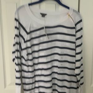 Ladies Nautical NWT striped shirt